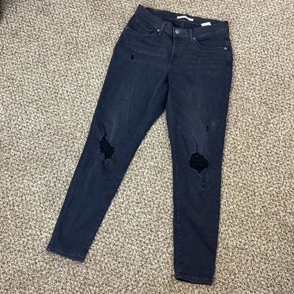 Levi’s Curvy Skinny distressed Jeans - Picture 4 of 10